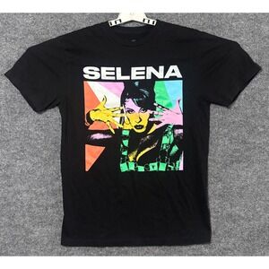 Selena Quintanilla Music Black Graphic T Shirt Mens Medium